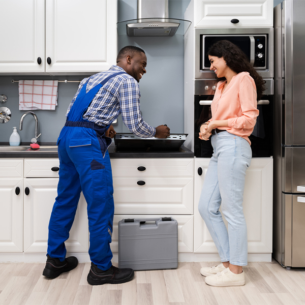 can you provide an estimate for cooktop repair before beginning any work in Minford OH